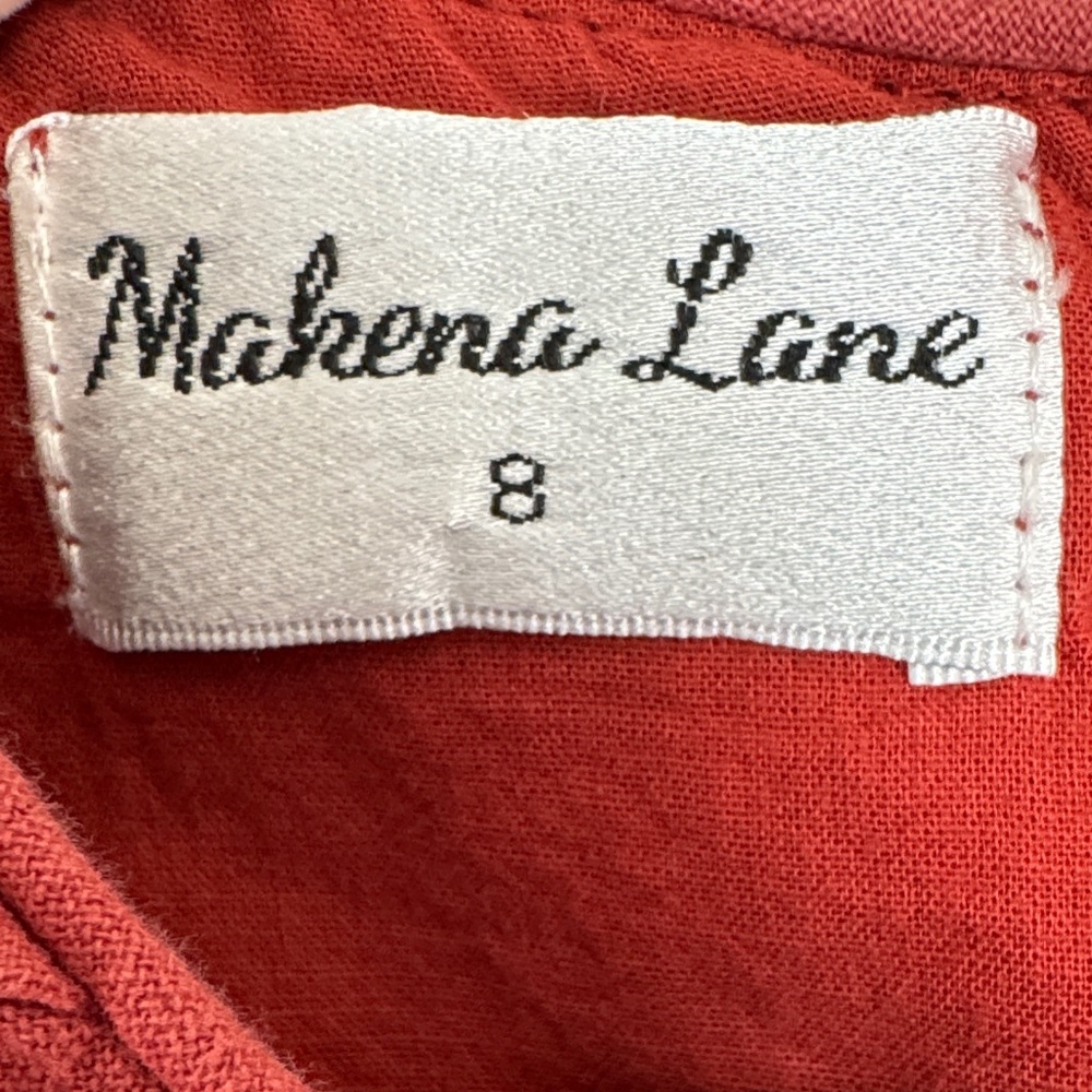 Makena Lane Girls' Ruffle Dress - Picture 2 of 8